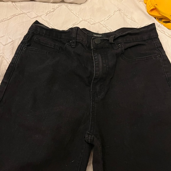 Forever 21 Black Jeans - Picture 2 of 4